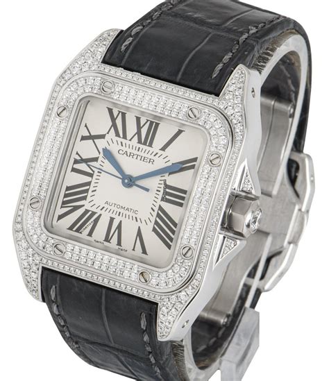 is cartier santos 100 worth buying|cartier santos 100 diamond price.